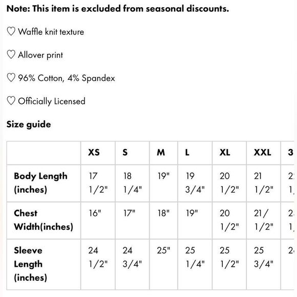 Sanrio Hello Kitty x Dumbgood Cream Red Waffle-Knit Cardigan w Strawberry & HK L - Picture 13 of 13